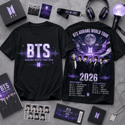 BTS Arirang World Tour 3D Shirt for Ultimate Concert Nights