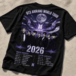 BTS Arirang World Tour 3D Shirt for Ultimate Concert Nights