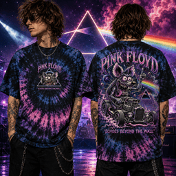 Pink Floyd Tie-Dye 3D Shirt for Psychedelic Rock Enthusiasts