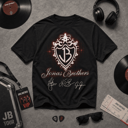 Jonas Brothers Burning Up Tour 3D Shirt for Concert Nights