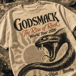 Godsmack Rise of Rock Tour 3D Shirt for Concert Nights