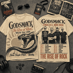 Godsmack Rise of Rock Tour 3D Shirt for Concert Nights