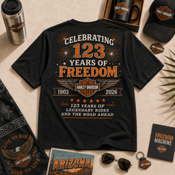Harley-Davidson 2026 Celebration 3D Shirt for Legendary Riders