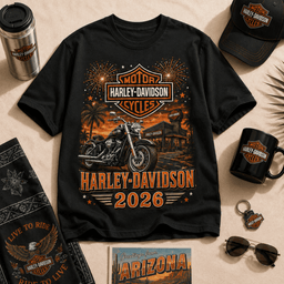 Harley-Davidson 2026 Celebration 3D Shirt for Legendary Riders