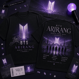 BTS Arirang Tour 3D Shirt for Dedicated Fans