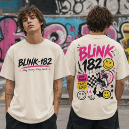 Blink-182 Graffiti Style 3D Shirt for Punk Rock Fans