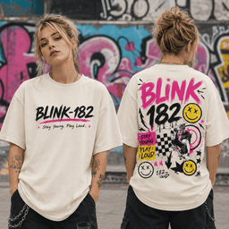 Blink-182 Graffiti Style 3D Shirt for Punk Rock Fans