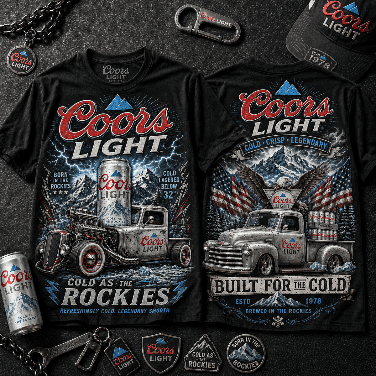 Coors Light Rockies 3D Shirt for Legendary Beer Lovers