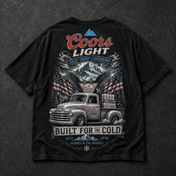 Coors Light Rockies 3D Shirt for Legendary Beer Lovers
