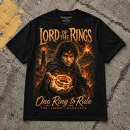Lord of the Rings Fiery Ring 3D Shirt for True Fans
