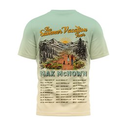 Max McNown Summer Vacation Tour 3D Shirt for Concert Nights