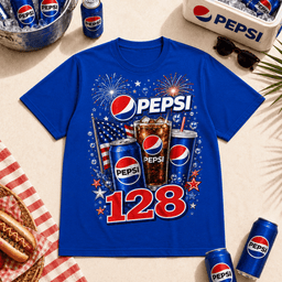 Pepsi 128th Anniversary 3D Shirt for True Fans