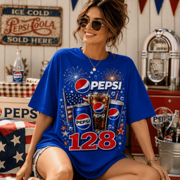Pepsi 128th Anniversary 3D Shirt for True Fans