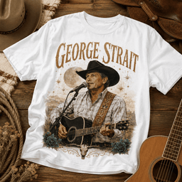 George Strait Western Vibe 3D Shirt for Country Music Lovers