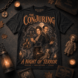 The Conjuring Perron House Moonlit Manor 3D Shirt for Horror Fans Who Love Classic Hauntings