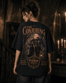 The Conjuring Perron House Moonlit Manor 3D Shirt for Horror Fans Who Love Classic Hauntings