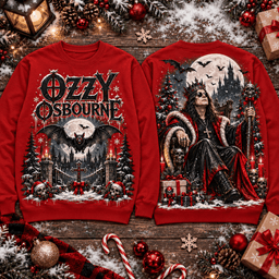 Ozzy Osbourne Holiday Rock T-Shirt NTH1 - Sweatshirt Black