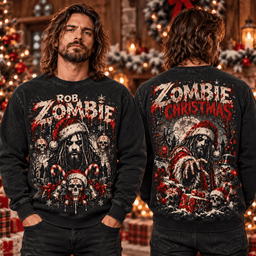 Rob Zombie Zombie Christmas 3D Shirt NTH1 - Sweatshirt Black