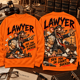 Lawyer Rat Fink See You In Court 3D Shirt For Lawyer Lovers NNK - Sweatshirt Black