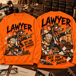 Lawyer Rat Fink See You In Court 3D Shirt For Lawyer Lovers NNK - Sweatshirt Cream