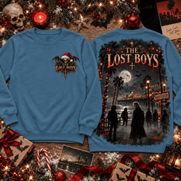 Lost Boys Vampire Holiday Poster 3D Shirt for Eighties Horror Fans NTH1 - Sweatshirt Storm Blue