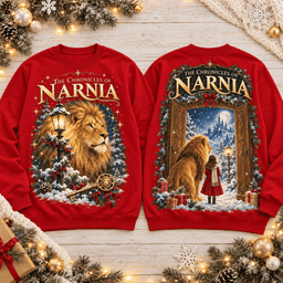 Chronicles of Narnia Winter Lion Fantasy Adventure 3D Shirt for Movie Fans NTH1 - Sweatshirt Red