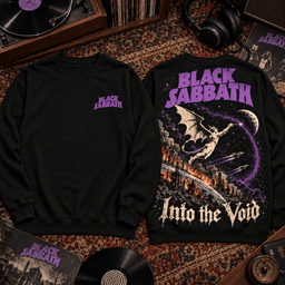 Black Sabbath Into the Void Cosmic Demon Premium T-Shirt for Heavy Metal Diehards TD - Sweatshirt Navy