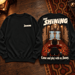 The Shining Grady Twins Overlook Hallway Premium T-Shirt for Horror Fans Who Dare to Play TD - Sweatshirt Navy