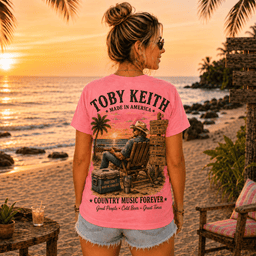Toby Keith Retro Sunset T-Shirt for Country Music Lovers