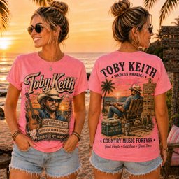 Toby Keith Retro Sunset T-Shirt for Country Music Lovers