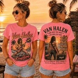 Van Halen Sunset Eruption T-Shirt for Rock Legends Fans