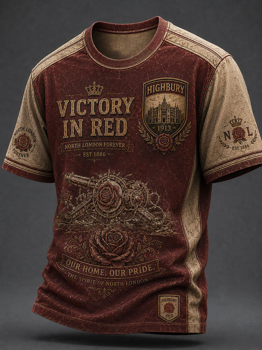 Arsenal FC 2026 Premier League Champions Merch Victory In Red Shirt ...