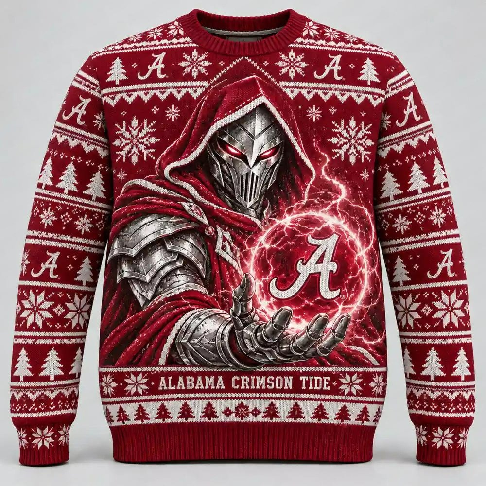 Alabama Crimson Tide Merch Doctor Doom Avengers Doomsday Ugly Christmas Sweater Xmas Gifts