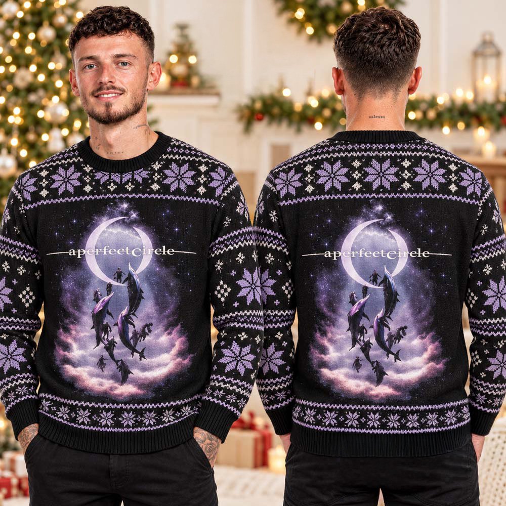 A Perfect Circle Merch Thanks For All The Fish Ugly Christmas Sweater Winter Apparel Xmas Gifts