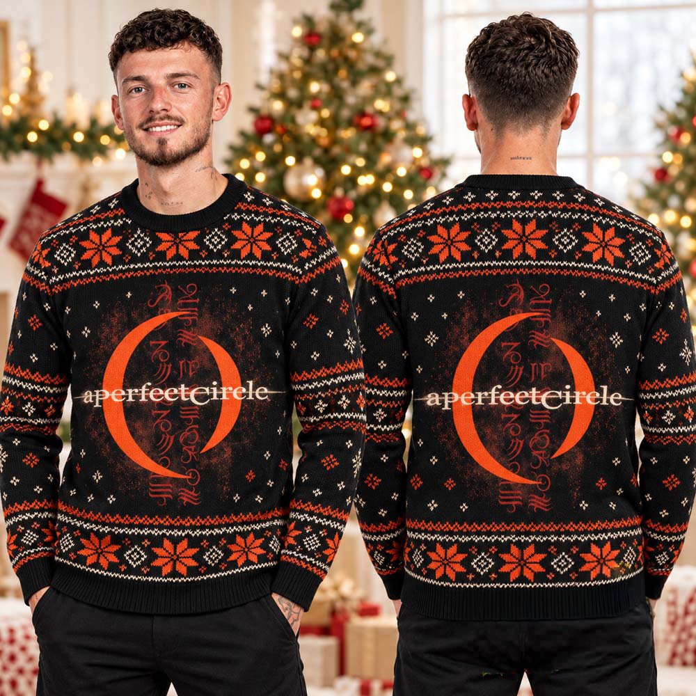 A Perfect Circle Merch Mer De Noms Black Ugly Christmas Sweater Festive Clothing Gifts