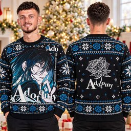 Ado Merch Adotomy 5th Anniversary Exhibition Ugly Christmas Sweater Winter Clothes Xmas Gifts