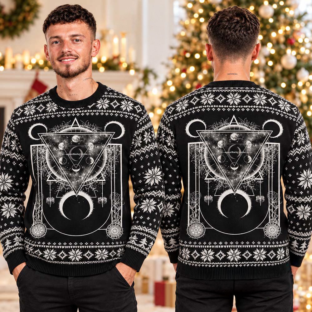 A Perfect Circle Merch Crescents Ugly Christmas Sweater Winter Apparel Xmas Clothing Ideas