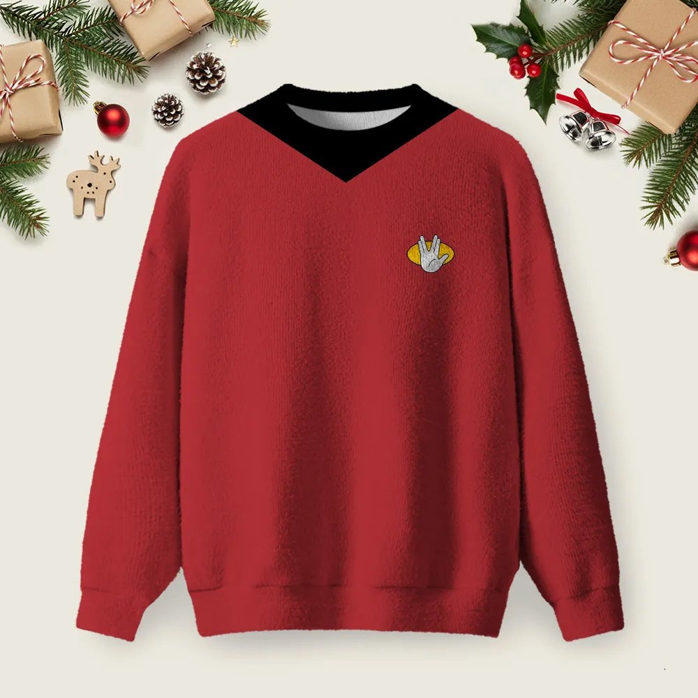 Chief Engineer Security Division Uniform Ugly Christmas Sweater Xmas Outfits Winter Clothes.png