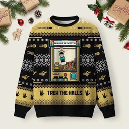 Beam Me Up Ugly Christmas Sweater Casual Christmas Party Outfits Xmas Apparel Gifts.png