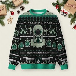 Alien World Ugly Christmas Sweater Christmas Clothing Xmas Party Outfits Gifts.jpeg