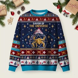 Cosmic Interstellar Holiday Ugly Christmas Sweater Christmas Party Outfit Xmas Attire.png