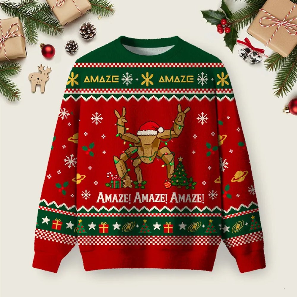 Amaze Christmas Ugly Christmas Sweater Festive Clothing Xmas Outfits Ideas Gifts.png