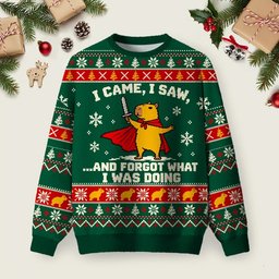 Capybara Hero Ugly Christmas Sweater Christmas Day Outfit Xmas Apparel Gifts Ideas.png