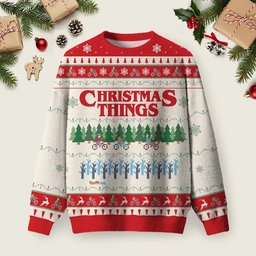 Christmas Thing Ugly Christmas Sweater Stranger Things Xmas Clothes Christmas Gifts.png