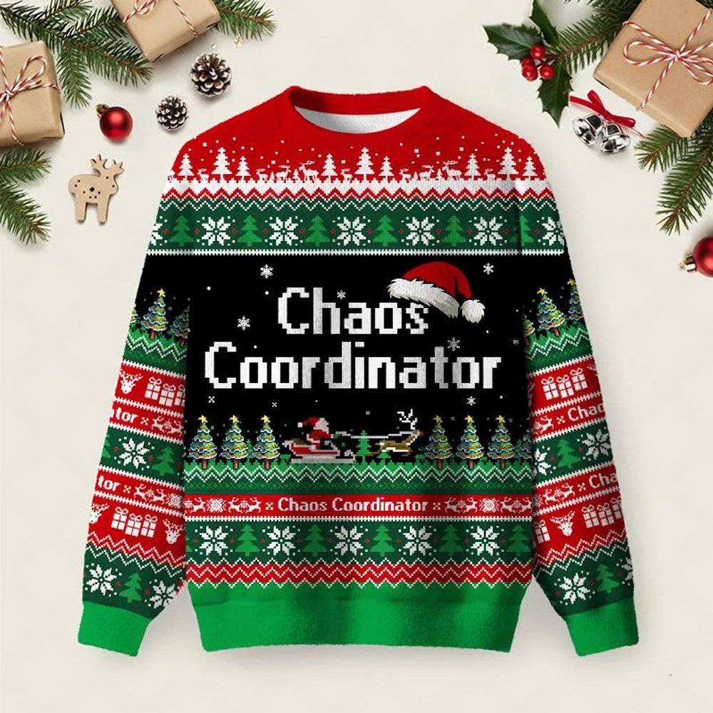 Chaos Coordinator Ugly Christmas Sweater Xmas Party Outfits Christmas Clothes Gifts.jpeg