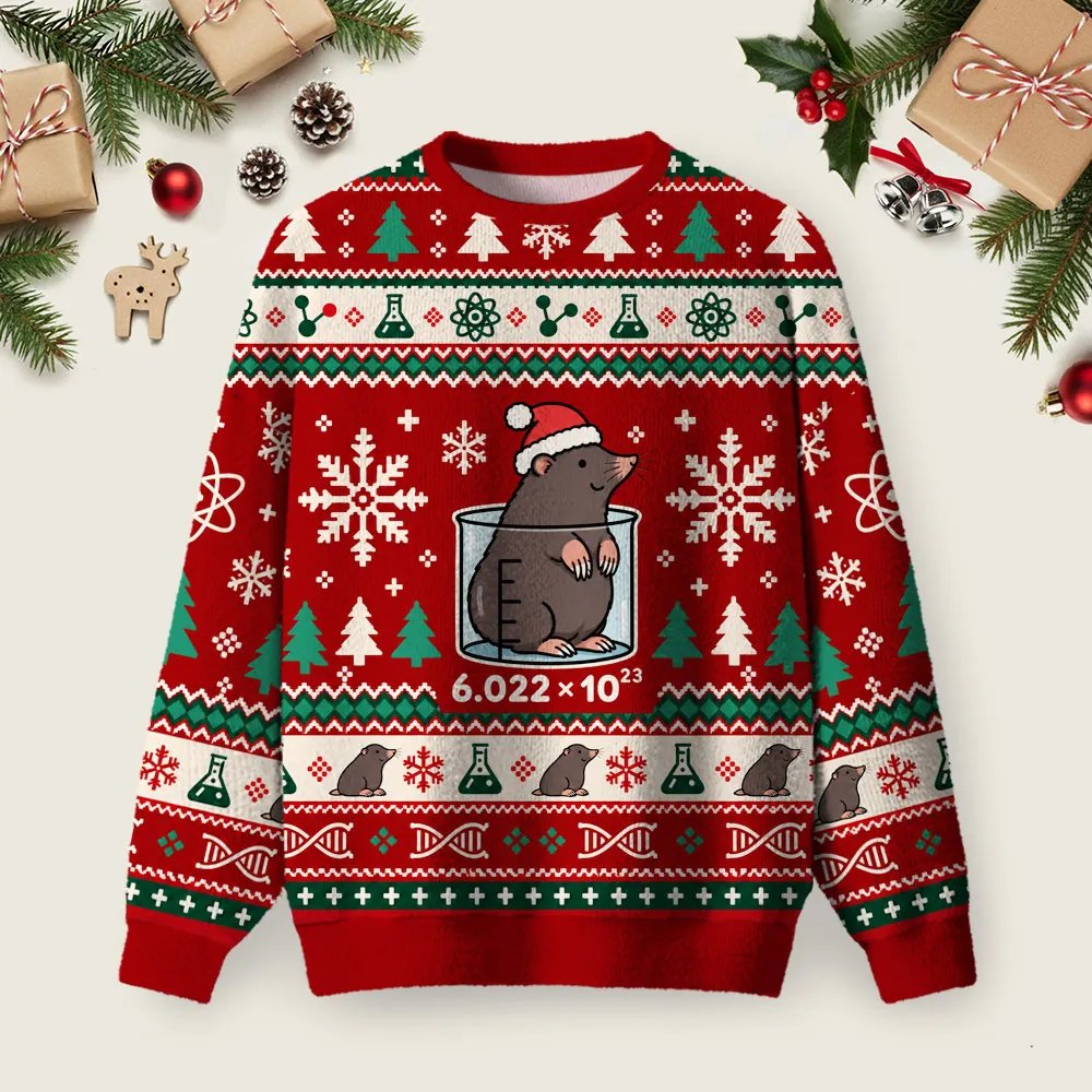Chemistry Mole Ugly Christmas Sweater Christmas Vacation Apparel Festive Outfits Ideas.png