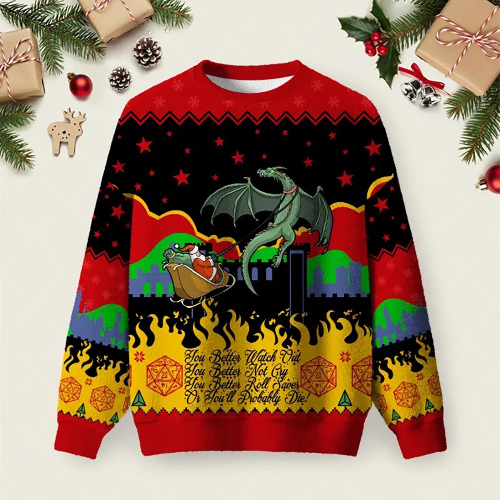 Christmas D20 Lover Ugly Christmas Sweater Warm Clothes For Winter Xmas Apparel.jpeg