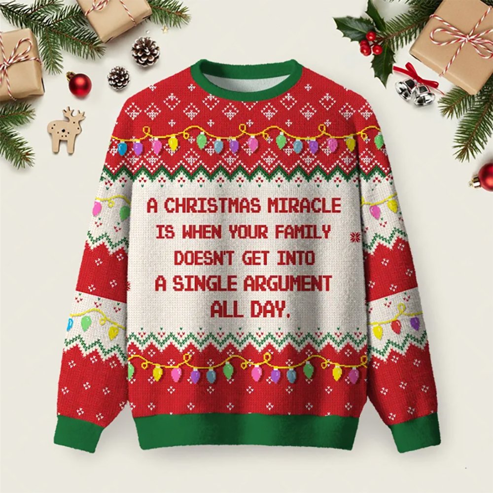 Christmas Miracle Ugly Christmas Sweater Winter Clothing Xmas Apparel Gifts Ideas.png