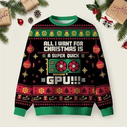 GPU Christmas Wishlist Ugly Christmas Sweater Warm Clothes For Winter Xmas Apparel.jpeg