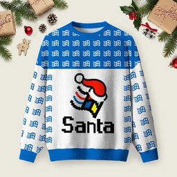 Micro Santa Ugly Christmas Sweater Clothes To Get For Christmas Xmas Apparel Gifts